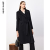 皮尔卡丹女装毛呢外套高级感黑色高原山羊绒法式大衣P3421C3950B0
 商品缩略图3