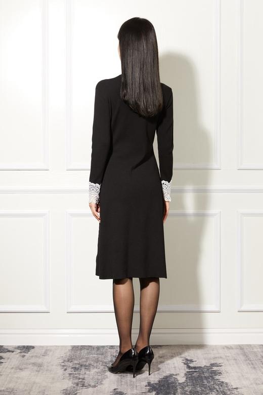 Le Malene 修身X型黑色连衣裙 11005 商品图2