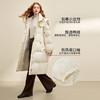 西遇立领抽绳防风保暖羽绒服女款新款中长款韩系宽松羽绒外套M0043431 商品缩略图1