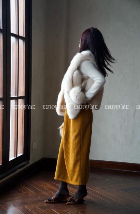 【门店同款】ENJOY冬季自由意志直筒长半裙 159857604 商品图2