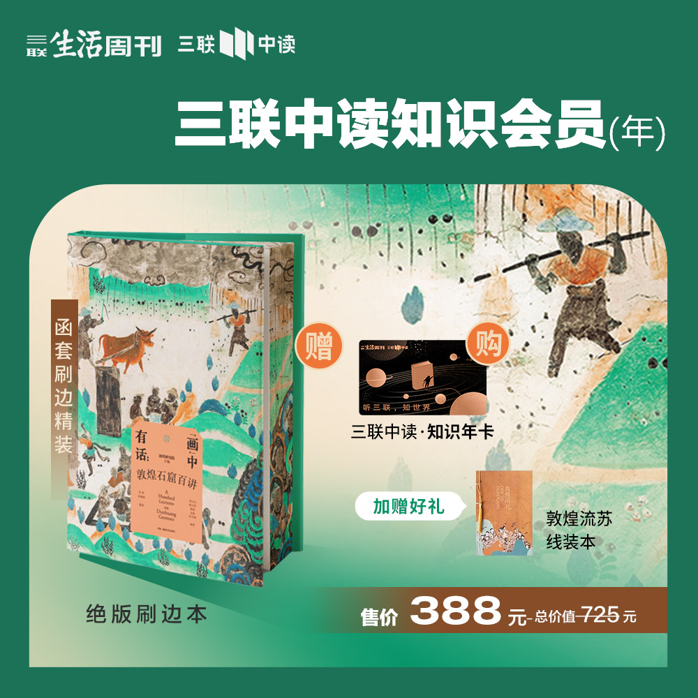 送《画中有话：敦煌石窟百讲》刷边函套礼盒｜三联中读知识会员（年）