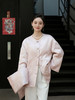 盛唐牡丹|银粉色冠乐绉蝶恋花棉服 (配围巾) 商品缩略图3