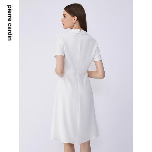 皮尔卡丹女装夏季新款通勤淑女西装压褶连衣裙C32DS014
 商品图2