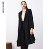 皮尔卡丹女装毛呢外套高级感黑色高原山羊绒法式大衣P3421C3950B0
 商品缩略图4