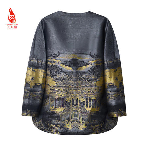 SAINTJOY/上久楷宋锦外套 复古 中国风 女士上衣  汉宫秋月图 CY1024207001 商品图5