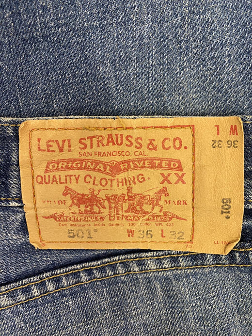 90年代 Vintage Levi’s 李维斯 牛仔裤 长裤（36”） （91 cm）_WLP(4) 商品图2