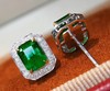 祖母绿耳钉 1.79ct 商品缩略图3