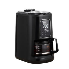 东菱 咖啡机家用小型全自动研磨一体机美式滴漏式DL-KF1061 黑色