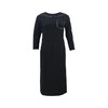 皮尔卡丹女装2024春夏新款黑色红色简约通勤风连衣裙C42DL30 商品缩略图2