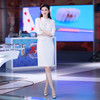 IWY/高级感杏色假两件西装连衣裙女米白气质名媛法式职业套裙主持人Q1185 商品缩略图0