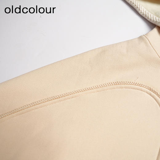 oldcolour秋冬款休闲气质百搭宽松加绒保暖连帽长袖T恤女N42023272A 商品图2