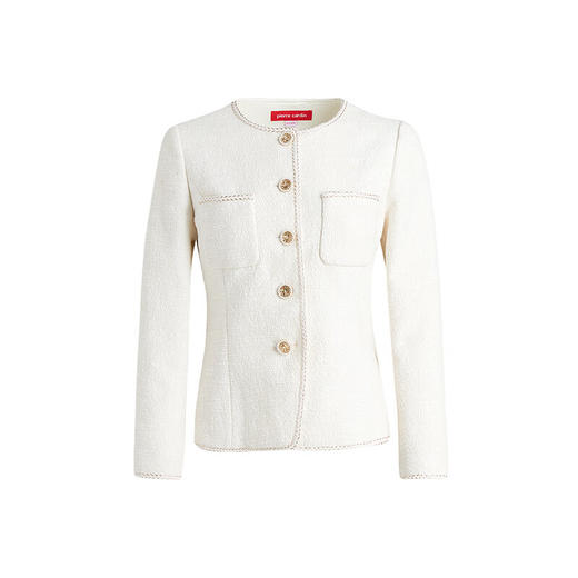 皮尔卡丹女装法式小香风都市淑女通勤气质外套P3112U3035W0
 商品图4