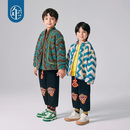 【星光大道】年衣儿童唐装外套2024冬男女童新中式国风摇粒绒上衣G 商品图3