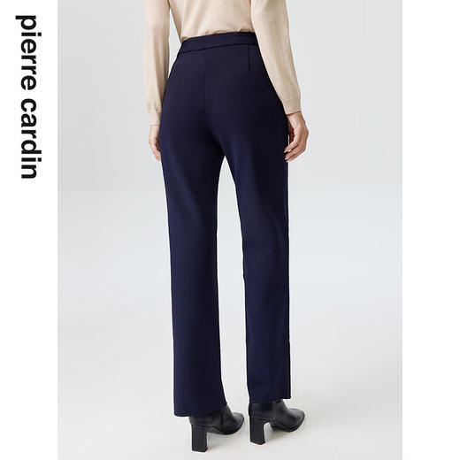 皮尔卡丹女装裤子休闲裤修身通勤干练简约直筒长裤P3316T3993N0
 商品图2