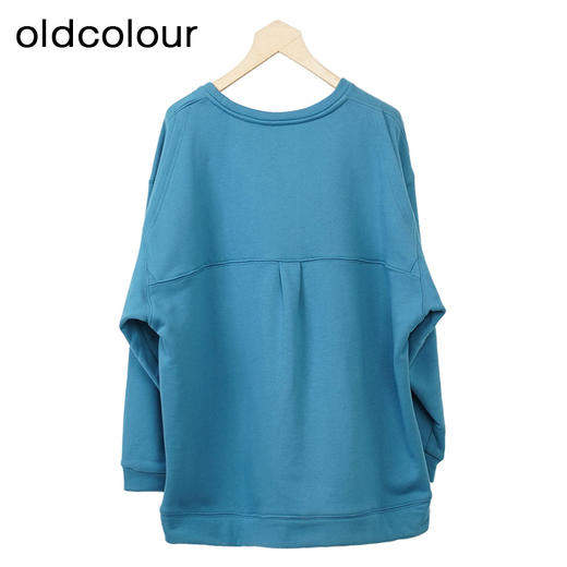 oldcolour秋冬款简约休闲气质宽松百搭中长款卫衣女O43024361 商品图3