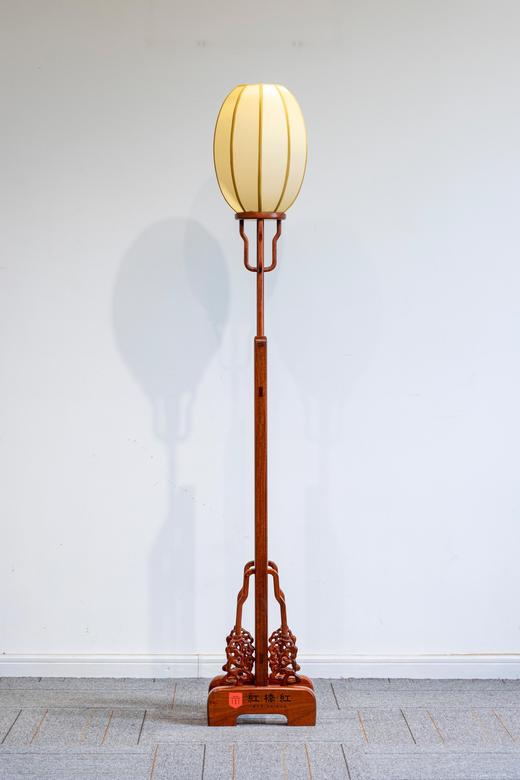 红桥红  家具严选  缅甸花梨（大果紫檀）【灵芝如意宫灯】 商品图5