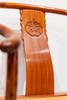 红桥红  家具严选  缅甸花梨（大果紫檀）【藤面 恭王府 寿字纹 圈椅 三件套】 商品缩略图2