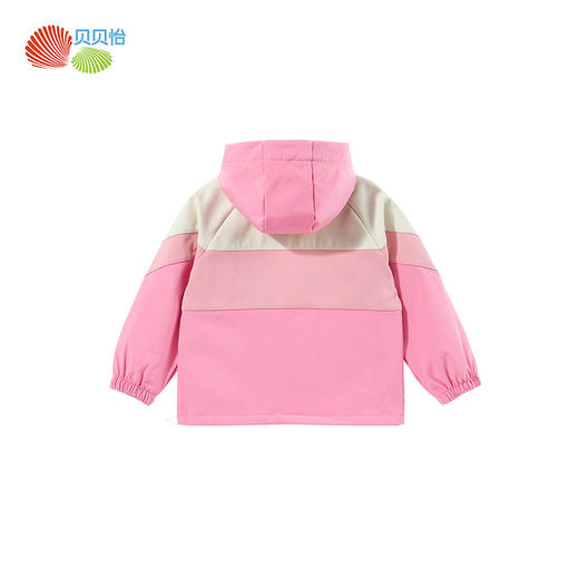 贝贝怡童装女童冬季加绒保暖外套2024新款儿童冲锋衣防水户外风衣ZB3DS029 商品图5