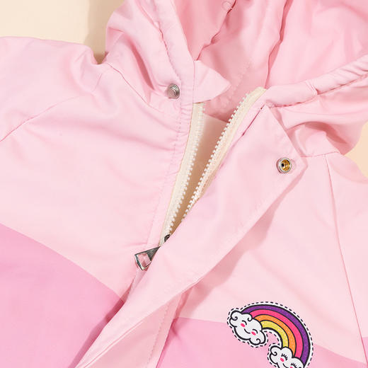 贝贝怡童装儿童棉服加厚冬季2024新款男童女童户外加绒保暖外套冬ZB4DS014 商品图7