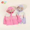 贝贝怡童装女童冬季加绒保暖外套2024新款儿童冲锋衣防水户外风衣ZB3DS029 商品缩略图1