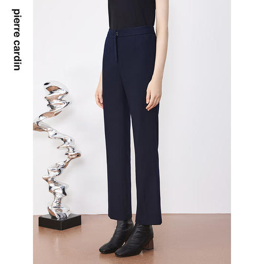 皮尔卡丹女装裤子休闲裤秋季轻商务通勤干练西裤P3358T3970N0
 商品图4
