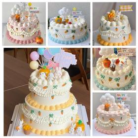 【兔宝贝】生日主题蛋糕多选1