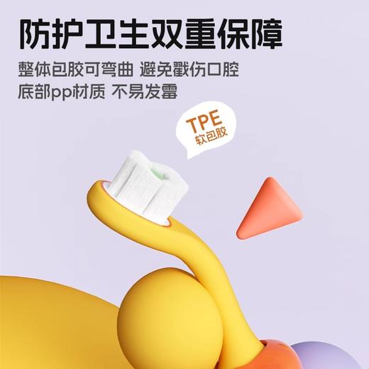 妙抚涨芽芽萌牙婴幼儿0-3岁护龈训练牙刷（颜色随机） 商品图6