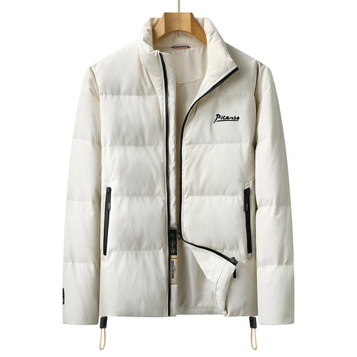 【特大码】【新款DPX】大依优型大码潮款立领羽绒服鸭绒外套休闲胖子大码男休闲宽松加肥加大上衣 商品图4