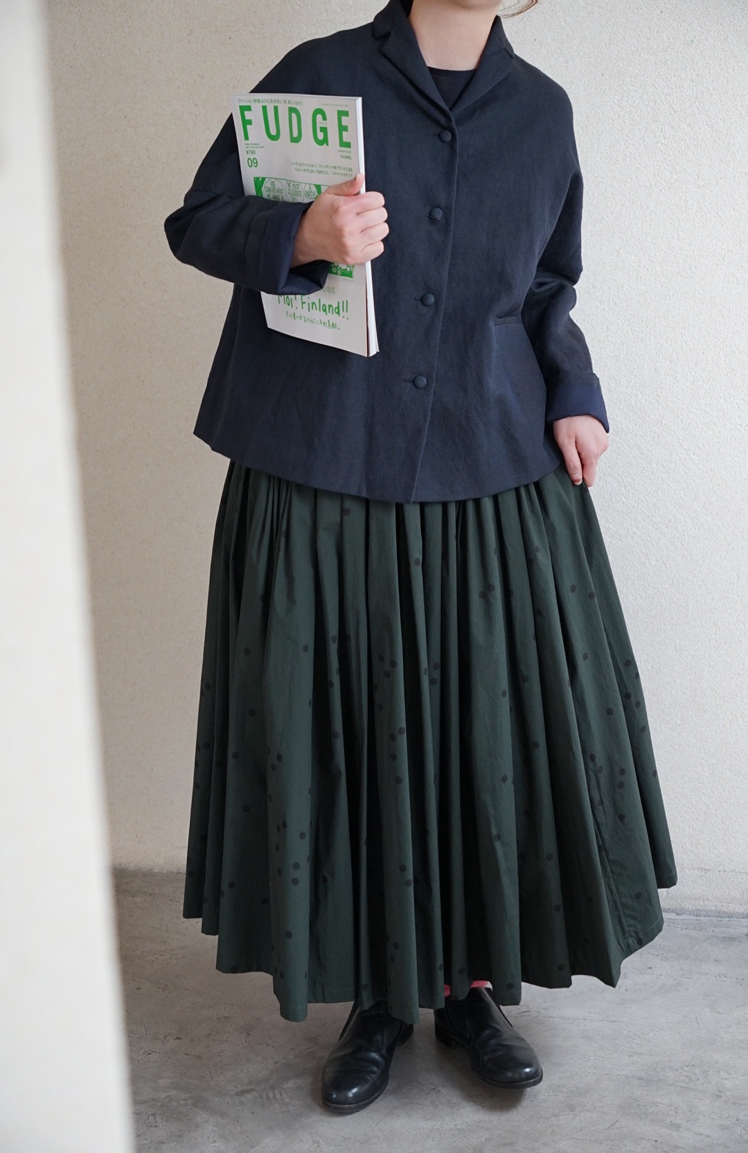 apuntob羊毛亚麻夹克