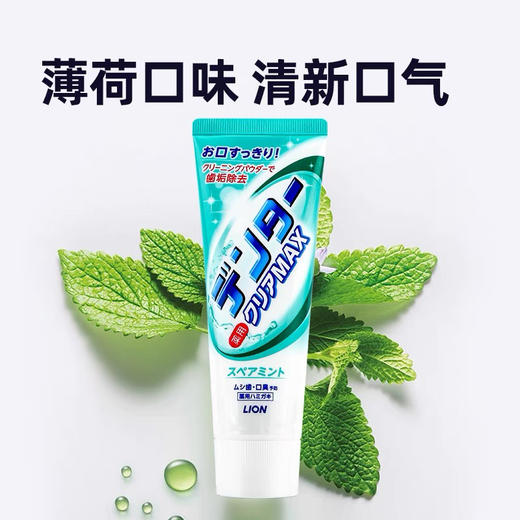 日本进口/狮王MAX薄荷粒子牙膏140g/随机发货-会员5折 商品图1