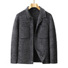 【新款DPX】大依优型翻领双面呢羊毛呢外套夹克男宽松加肥加大码上衣胖子休闲潮流 商品缩略图0