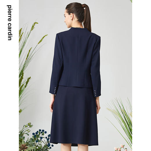 皮尔卡丹女装时尚V领干练通勤一粒扣西服外套P3117U3001N0
 商品图2