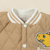 贝贝怡童装男童夹棉外套2024新款儿童加厚棒球服男孩秋冬洋气棉服ZB4DS026 商品缩略图7