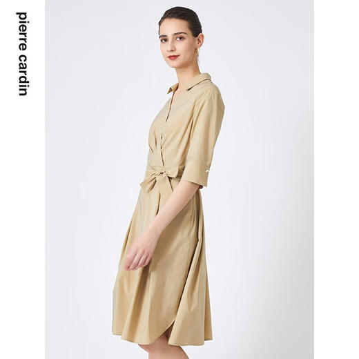 皮尔卡丹女装夏季新款通勤轻商务休闲多色连衣裙C31DL004
 商品图0