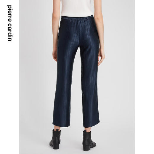 皮尔卡丹女装裤子醋酸直筒裤高级感通勤日常休闲裤P2327T2979N0
 商品图3