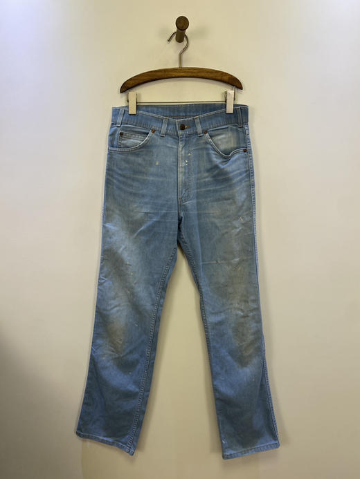 70年代 Vintage 橘标 牛仔裤 美国制 长裤（33”） （84 cm）_WLP(3) 商品图1