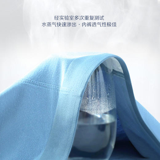 【5A抑菌】洁丽雅50S中腰男士内裤轻薄透气舒适亲肤简约纯色平角裤 商品图4