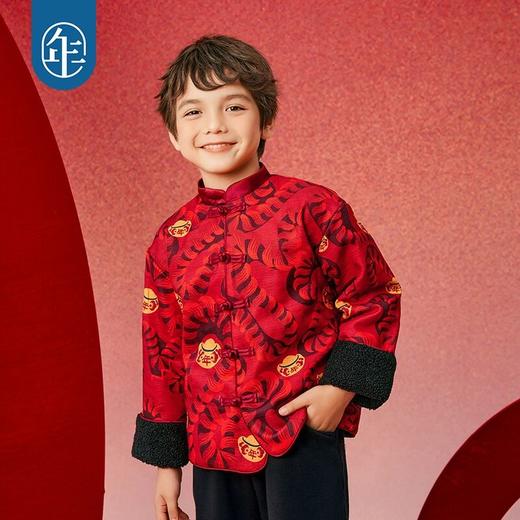 【星光闪蛇】年衣男女童唐装外套新中式国风拜年服上衣（适宜5-15） 商品图1