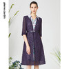皮尔卡丹女装连衣裙衬衫V领短袖假两件通勤淑女裙子P3215D3075Z3
 商品缩略图2