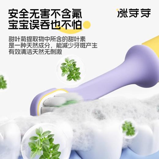妙抚涨芽芽婴幼儿温和清洁牙膏草莓味35g(4月-2岁) 商品图2
