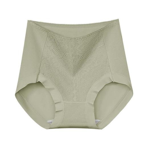 【新品福利！买一送一】蕞强长绒棉，舒适柔软；高腰收腹，修身显瘦；大码短裤，抢眼好看；精致蕾丝，性感再升级。50支长绒棉内裤，女生必备良品！ 商品图10