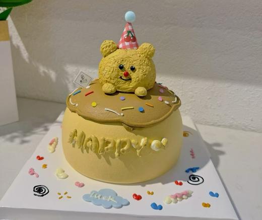 可爱黄油熊-立体奶油霜卡通小动物 商品图0