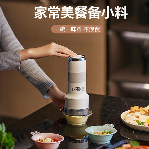 【小家电】膳魔师家用和面绞肉机一体佐料机2024新款全自动多功能碎菜料理机 HF 商品图2