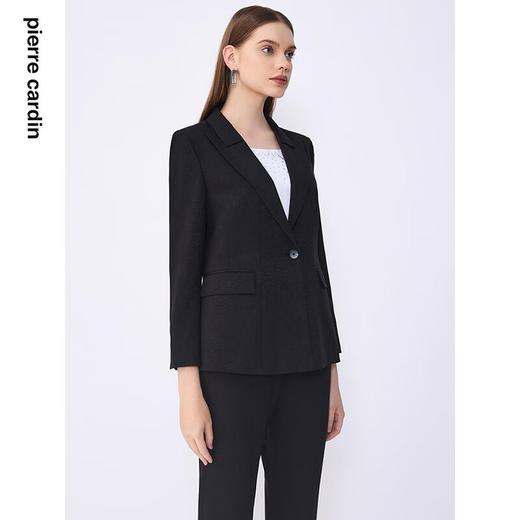 皮尔卡丹女装夏季新款通勤职业干练修身多色西服C32UL026
 商品图7
