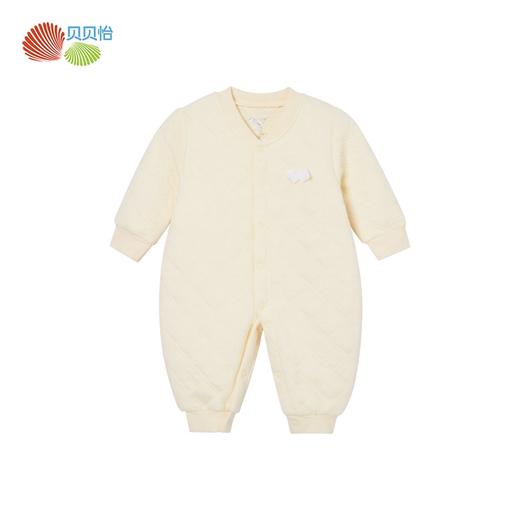 贝贝怡婴幼儿连体衣春秋保暖冬季夹棉新生儿男女宝宝打底哈衣爬服ZB4DL050 商品图4