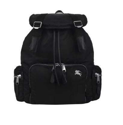 Burberry 博柏利 The Rucksack 尼龙双肩包  大号 黑色 商品图0