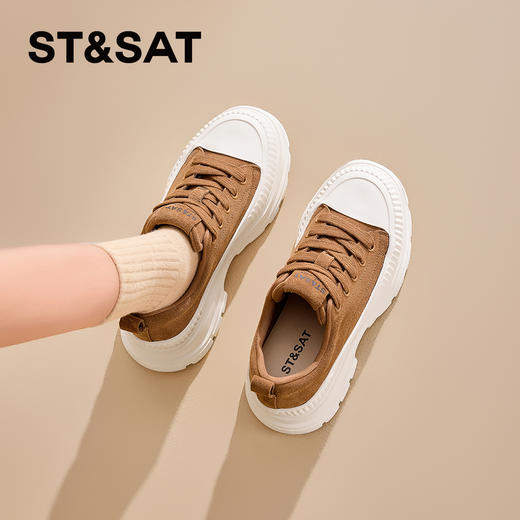 【绒里可选】星期六简约时尚百搭厚底运动鞋SSC3112CIY/SSC411DCW8 商品图6