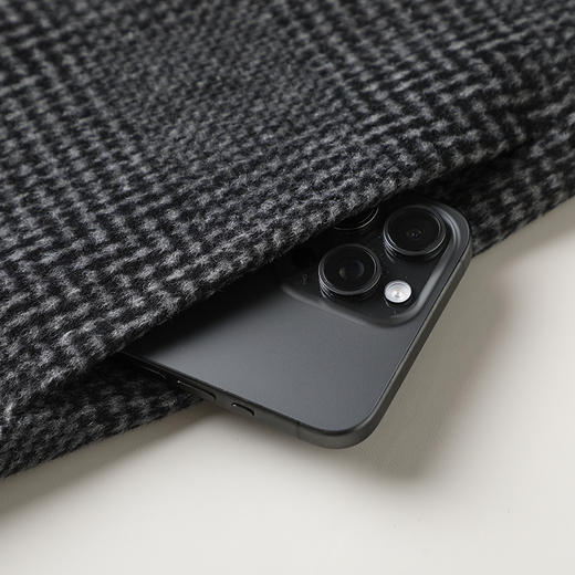 【新款DPX】大依优型翻领双面呢羊毛呢外套夹克男宽松加肥加大码上衣胖子休闲潮流 商品图6