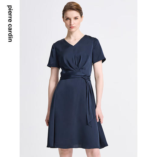 皮尔卡丹女装夏季新款通勤淑女百搭多色连衣裙C42DS17
 商品图5