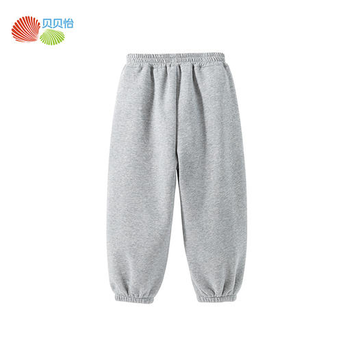 贝贝怡秋冬季新款男童保暖加厚加绒运动卫裤童装宽松休闲时尚长裤ZB4DK001 商品图4